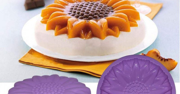 Sunflower Shape Silicone Cake Mould